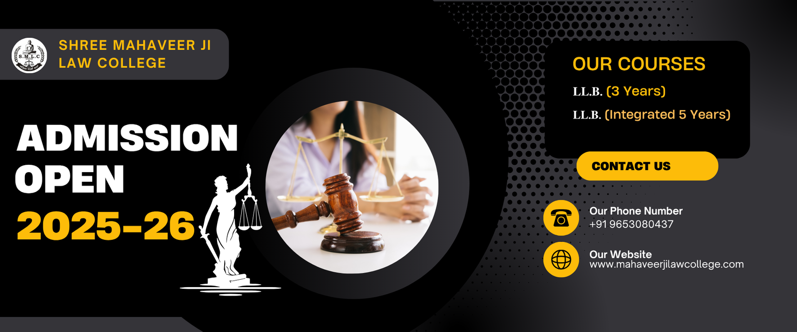 website landing page slider